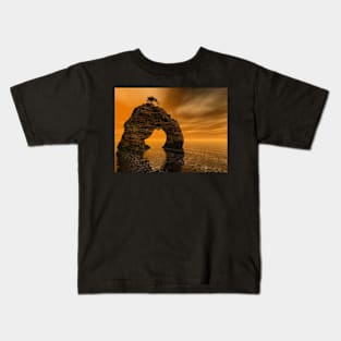 Rock and sea, somewhere in Brazil 3D rendering Kids T-Shirt